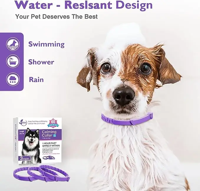 Nuevo Collar calmante para mascotas de 38/62CM, collares retráctiles para aliviar la ansiedad y gatos, accesorios para perros grandes - imagen 5