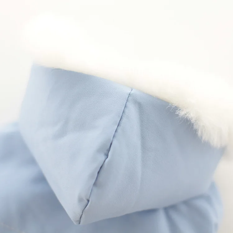 Abrigo de felpa con capucha para perro, Parkas para perro, oso de peluche, abrigo para gato, ropa para cachorro, chaqueta para perros pequeños, Otoño e Invierno - imagen 5