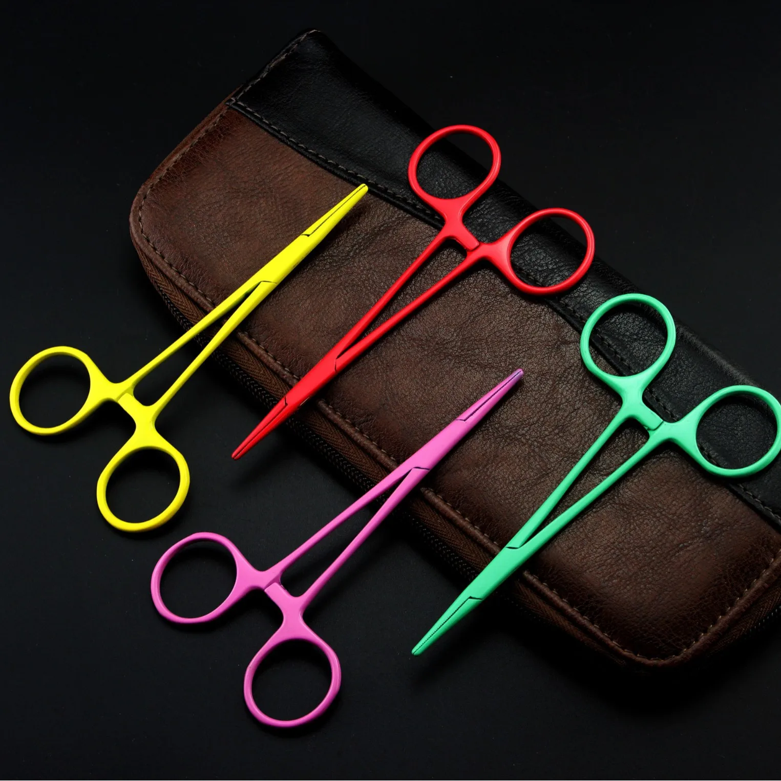 Pinzas hemostáticas para salón de belleza de mascotas, herramientas profesionales para perros, Hospital, gatos, lesiones, hogar, acero inoxidable japonés - imagen 4