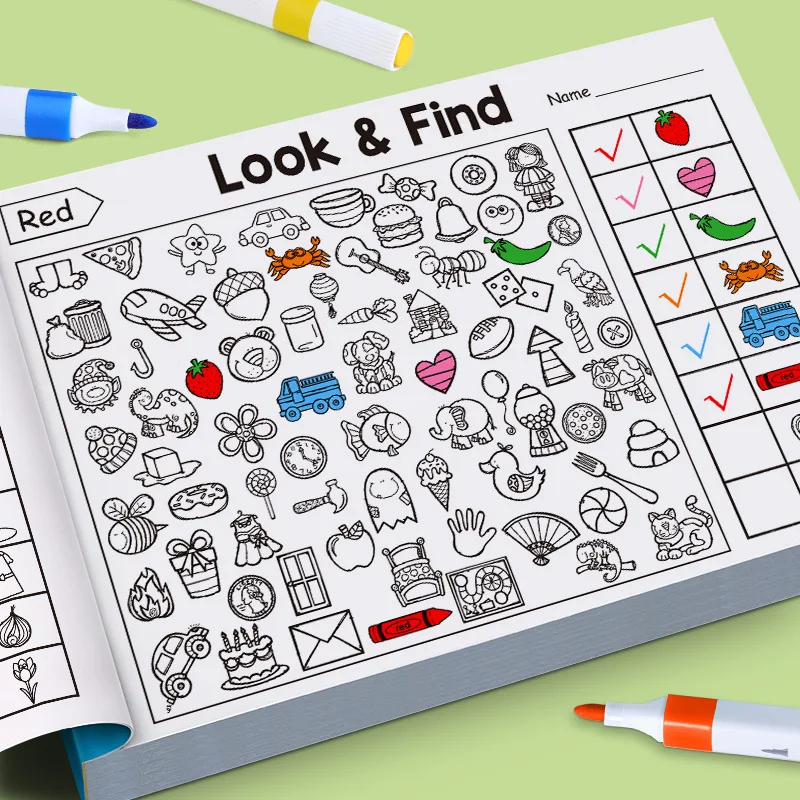 Libro de colorear infantil para niños con dibujos del gato y perro - imagen 4