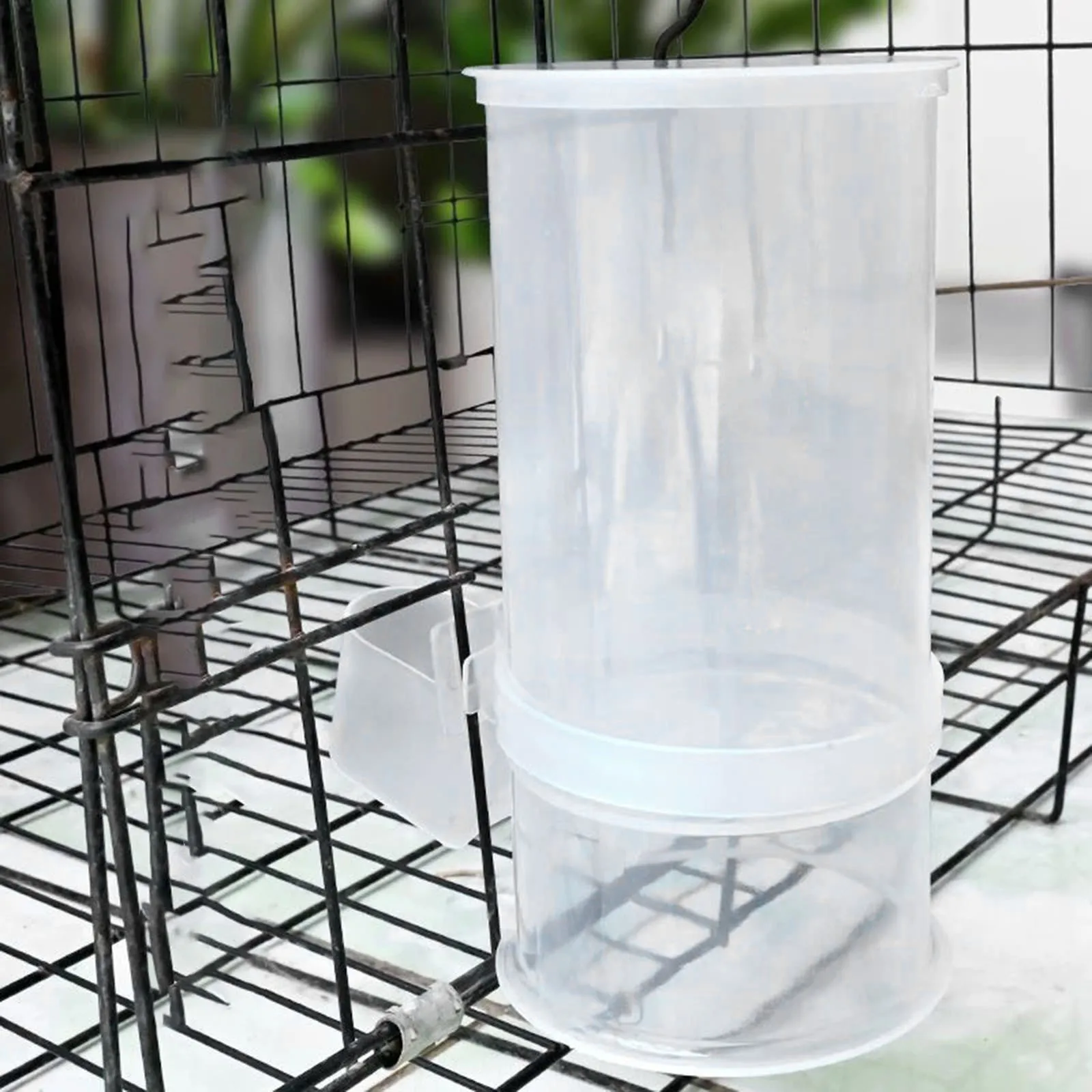 Dispensador automático de agua para pájaros, portabotellas de PVC para pájaros, accesorios para Lovebirds, Conure, Paloma, cacatúa, suministros para pájaros - imagen 2