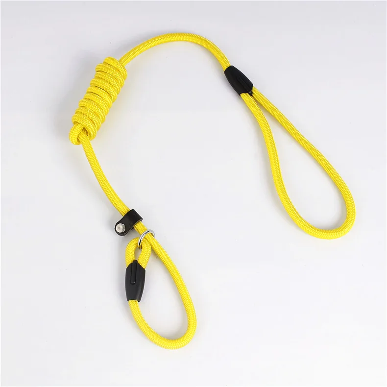 Correa para perro de 150x1cm para deportes al aire libre, cuerda de sujeción de nailon, Collar para perro, cuerda trenzada resistente a tirar para mascotas, accesorios de entrenamiento para perros - imagen 3