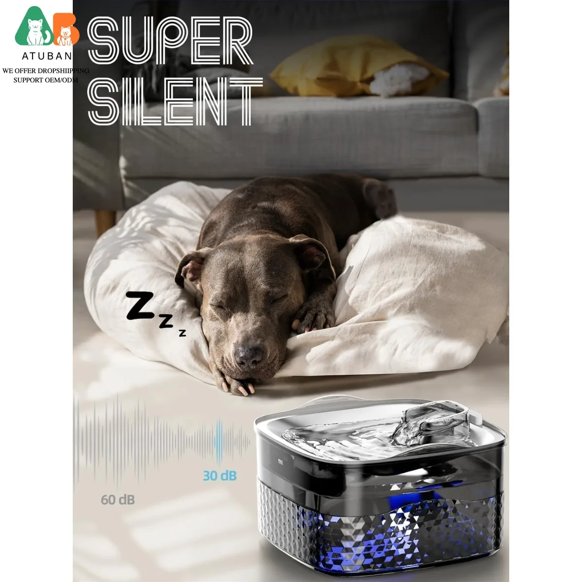 Bebedero automático 9L para perros grandes y gatos - imagen 5