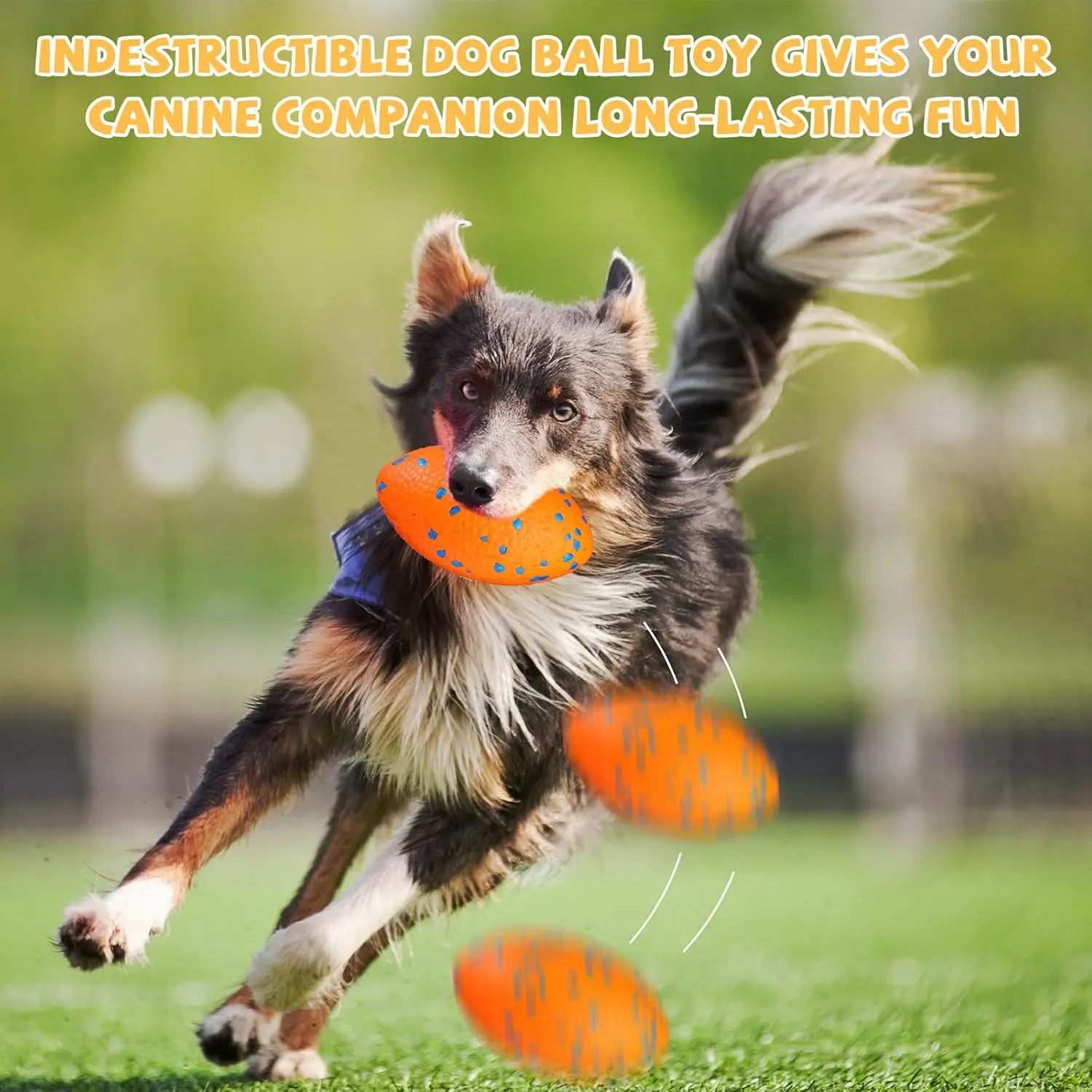 Pelota masticable resistente y flotante para perros - imagen 4