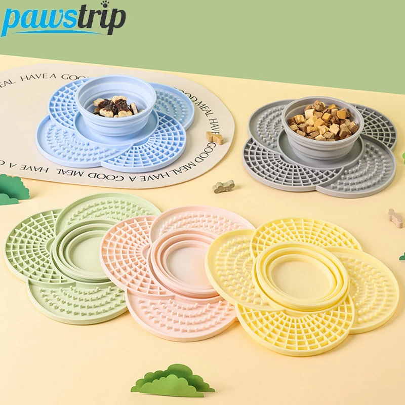 Alfombrilla de silicona para lamer lenta alimentación perros y gatos - imagen 2