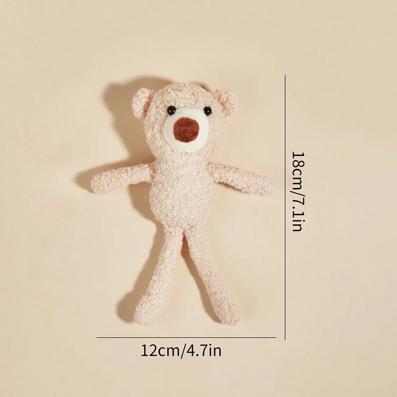 1 juguete de peluche con forma de oso de dibujos animados para mascotas, juego interactivo para el Día de San Valentín, fiesta, regalos de cumpleaños - imagen 2