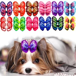 Lazos para el pelo de perro con diseño mariposa - Accesorios de moda