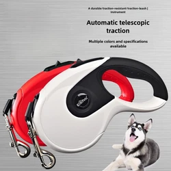 Correa retráctil extensible para perros – Cable reflectante hasta 8 metros