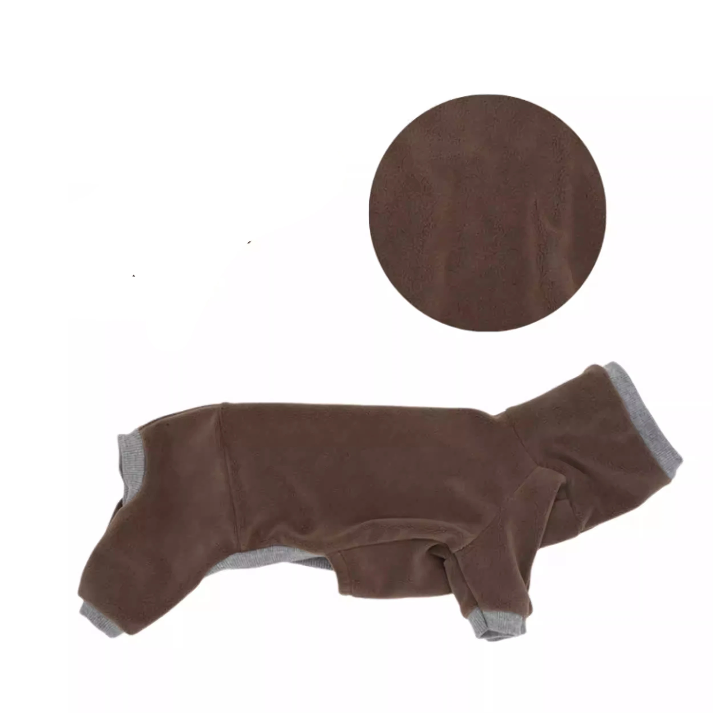 Ropa cálida para perro salchicha, pijamas elásticos de cuatro patas para perro salchicha suave, ropa cómoda para perro tejón en invierno - imagen 4