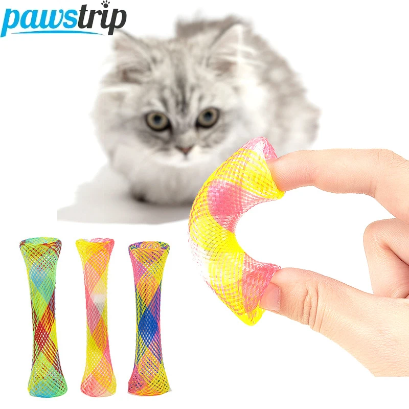 Juguete interactivo para gatos con resorte y colores surtidos