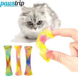 Juguete interactivo para gatos con resorte y colores surtidos