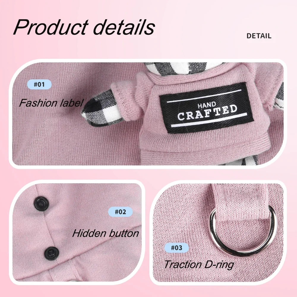 El más nuevo cachorro perro monos para perros pequeños invierno cálido espesar mono para mascotas Pomerania maltesa Yorkshire Onesie mascotas mameluco - imagen 5