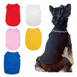Camiseta sin mangas suave y transpirable para mascotas, chaleco sin mangas de verano para perros y gatos, camiseta ligera para cachorros, ropa cómoda para mascotas