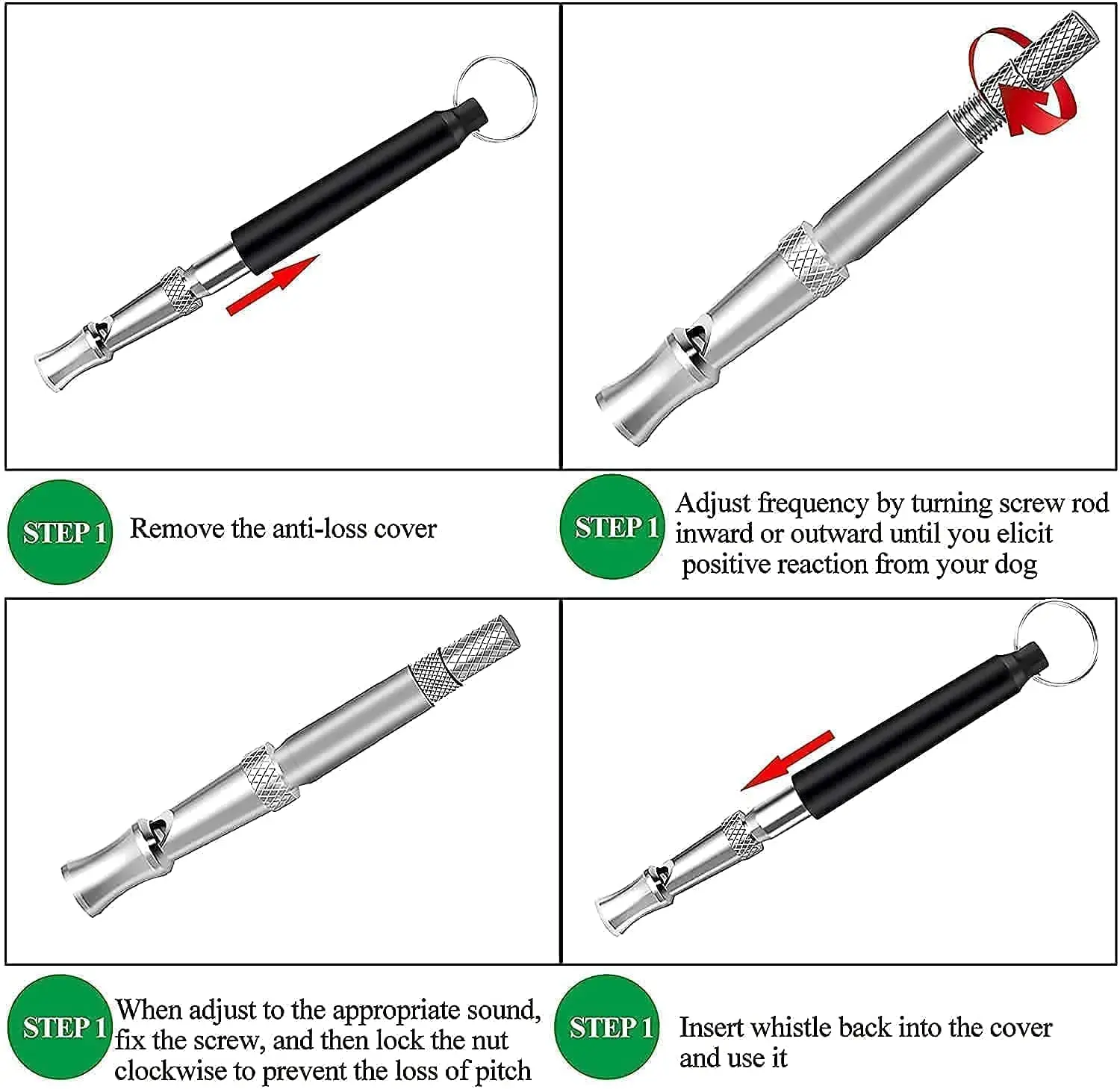Silbato ultrasónico para perros, animales, dejar de ladrar, entrenamiento, accesorios para mascotas, silbato profesional silencioso para perros - imagen 4