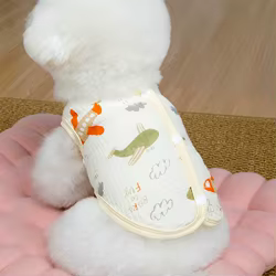 Ropa para perros y gatos: sudadera de algodón y chaleco transpirable