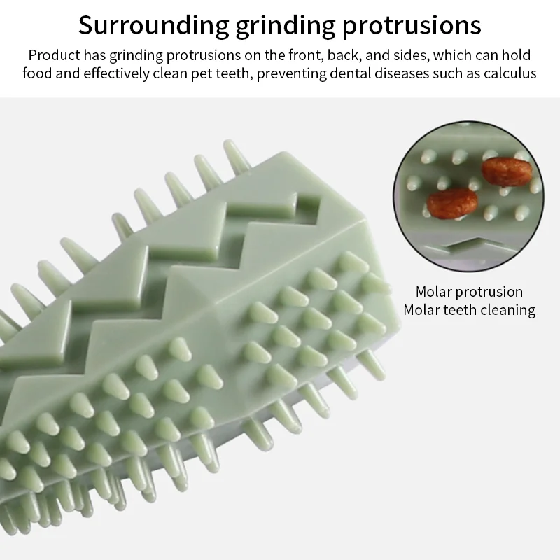 Juguetes para masticar duraderos para perros y cachorros, herramienta de limpieza de dientes Molar para mascotas, cepillo de dientes interactivo para perros pequeños, juguete para perros, Mascotas dentales - imagen 5