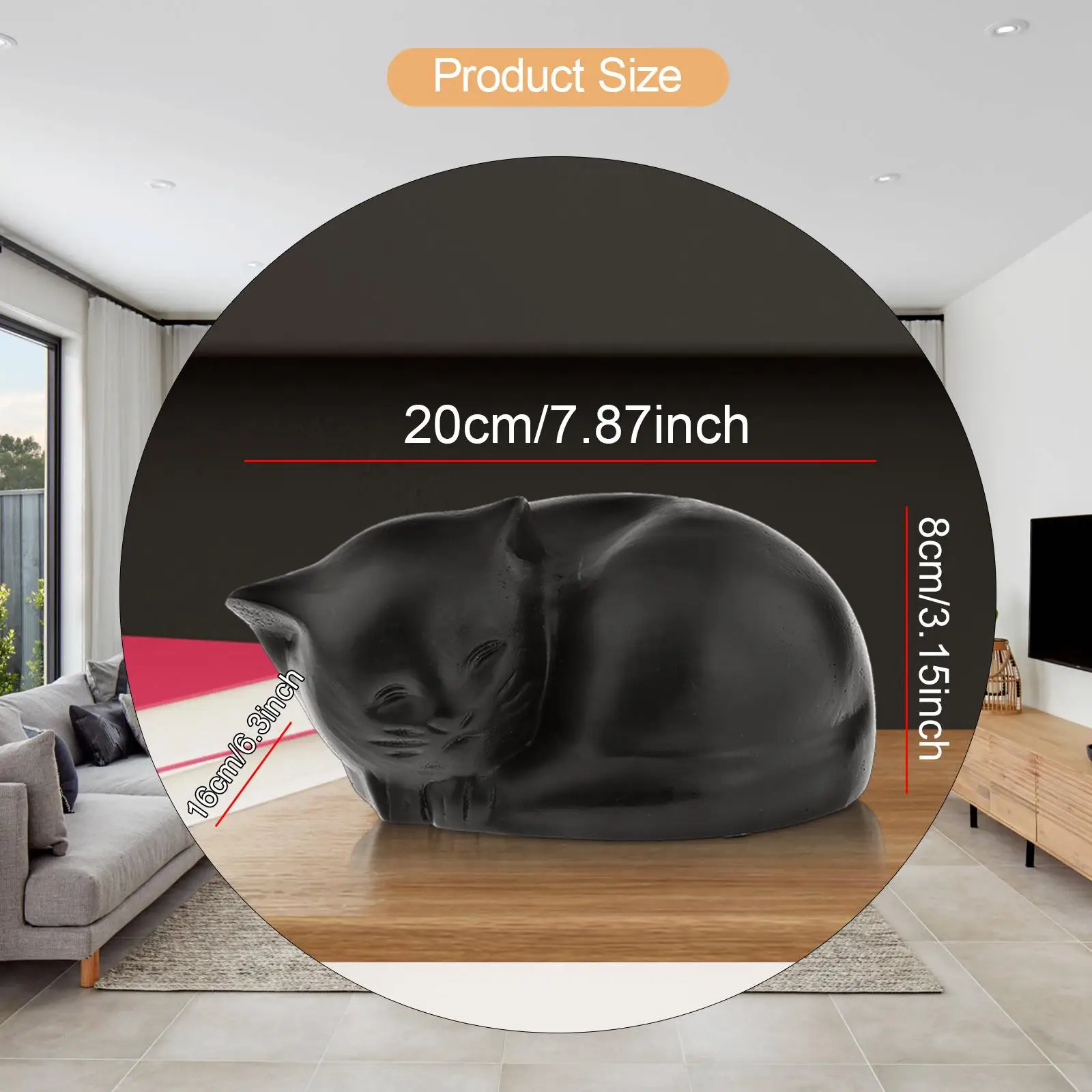 Pet Cremation Urn Funeral Urn Burial Storage Supplies, Souvenir Memorable Memorial Keepsake Commemorate for Shelf Table