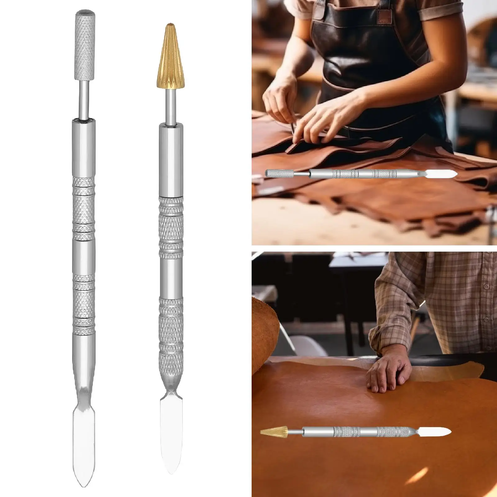 Leather Edge Dye Pen Easy to Clean Edge Treatment Applicator Edge Roller Pen