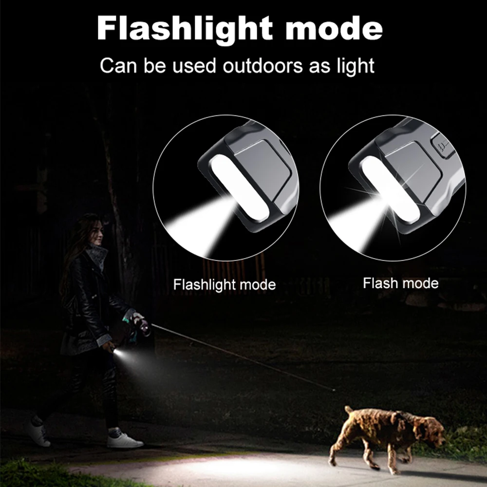 Repelente ultrasónico para perros de 15-30Khz, dispositivo de entrenamiento para perros recargable, entrenador portátil antiladridos con linterna LED de 2 cabezales - imagen 4
