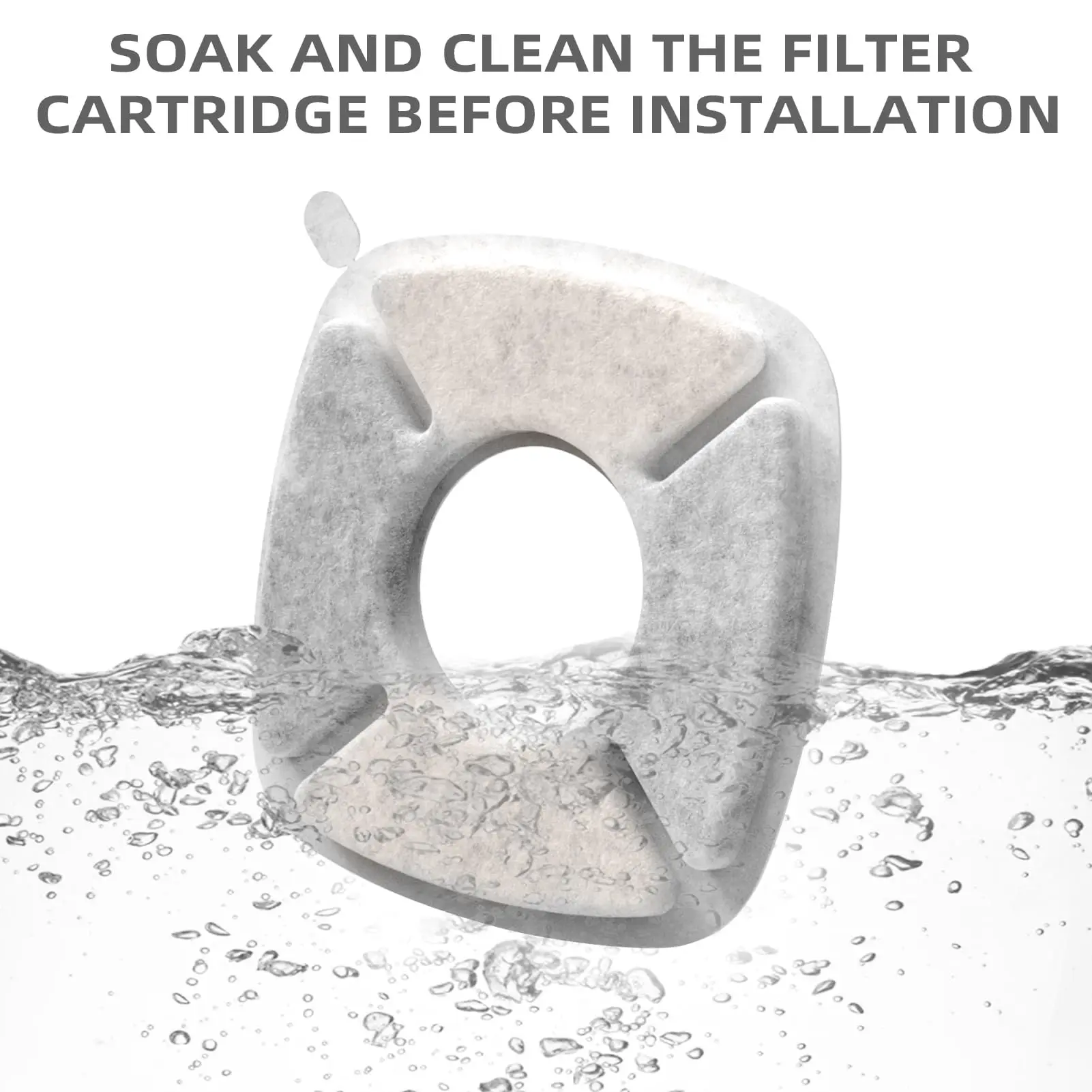 Filtro de carbón activado para fuente de agua de gatos y perros - imagen 4