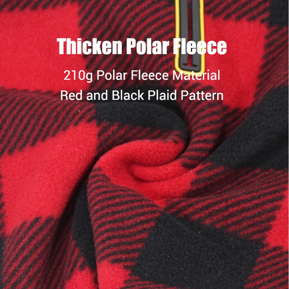 Chaqueta de lana a cuadros para perros pequeños, medianos y grandes, ropa cálida de invierno para perros, abrigo suave y cálido para cachorros, Corgi Flexible para el vientre - imagen 3