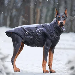 Chaqueta impermeable perro grande arnés reflectante invierno Pitbull
