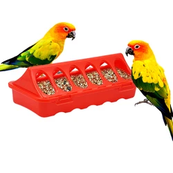 Comedero doble para palomas – 20cm, plástico para cría