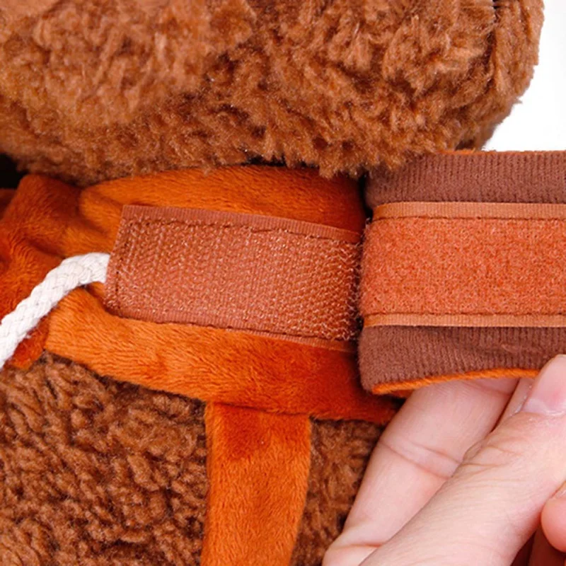 Disfraz de Halloween para perro, traje de jinete vaquero para perros pequeños y medianos, gatos, ropa divertida para perros, trajes de fiesta para vacaciones y Navidad - imagen 5