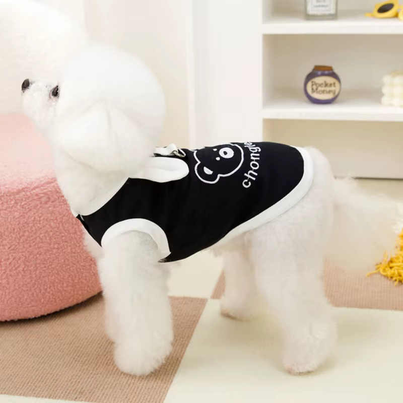 Chaleco de verano con estampado de oso para perros mini - imagen 4