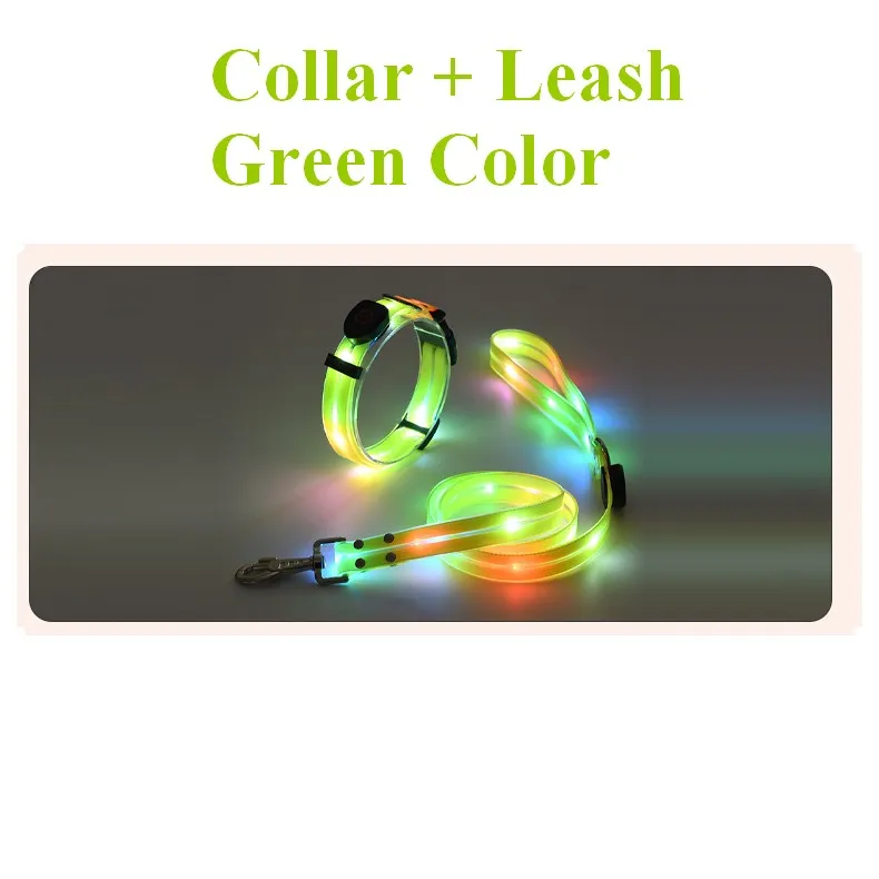 CollarLeash Green