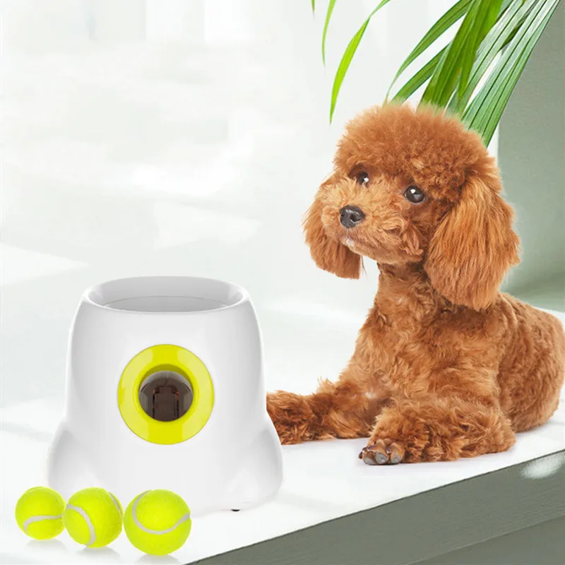 Transmisor de juguete eléctrico para mascotas, máquina en T para perros, juguete interactivo para perros, máquina de lanzamiento de tenis, máquina de lanzamiento automática, productos para mascotas - imagen 3