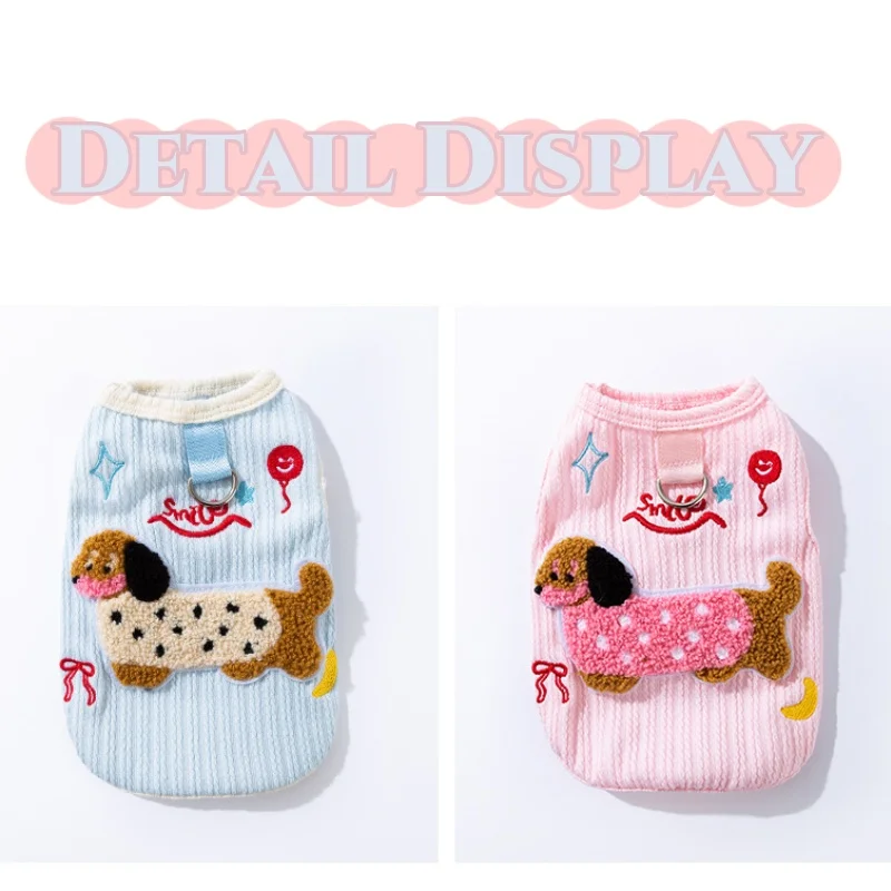 Ropa de verano para mascotas para perros pequeños, chaleco con estampado de dibujos animados para perros, jersey sin mangas para cachorros, chaleco para gatos a la moda, camisa para mascotas, ropa para perros - imagen 5