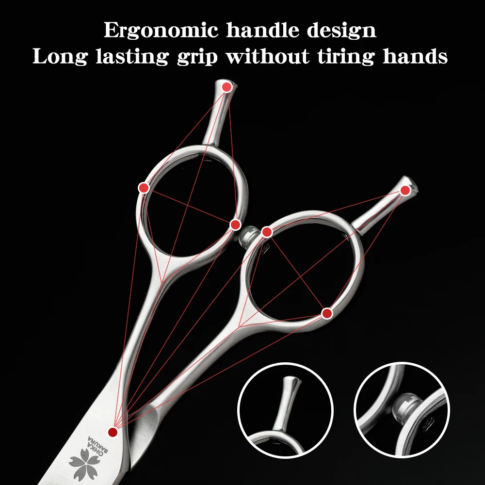 Tijeras curvadas de espina de pescado para el cuidado de mascotas de alta calidad (7.0 pulgadas) - Material VG10 importado, herramienta profesional para el cuidado de perros - imagen 5