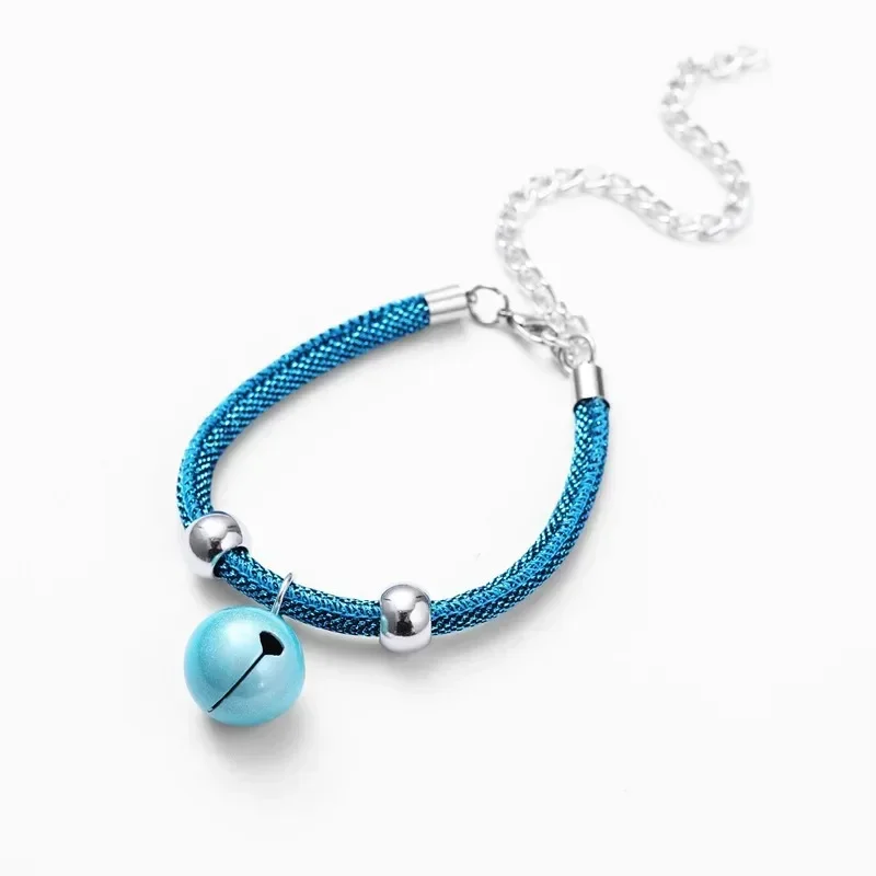 Collares para gatos de piel sintética con decoración de campana sonora, Collar para cachorros, Collar decorativo ajustable para mascotas para la vida diaria, accesorios para mascotas - imagen 5