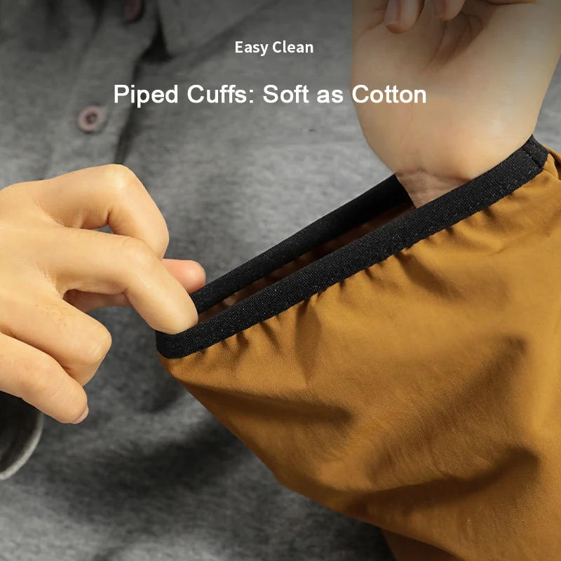 Mangas de brazo antisuciedad para adultos, Protector impermeable a prueba de aceite para oficina, tareas domésticas, accesorios de limpieza de cocina, invierno, 1 par - imagen 5