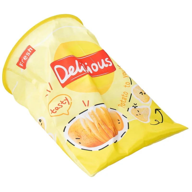 Túnel plegable para patatas fritas para gatos, juguetes de entrenamiento interactivos para mascotas, suministros divertidos para juegos de gatitos, juguete interior para mascotas, cubo de taladro - imagen 5