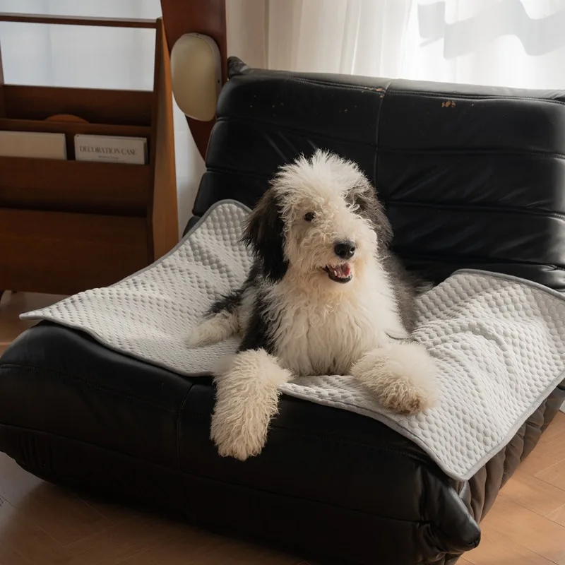 Esteras refrescantes sólidas para mascotas para perros, almohadillas suaves y frescas para cama para dormir, cojín para sofá para gatos, suministros de disipación de calor para el hogar, gatitos y cachorros