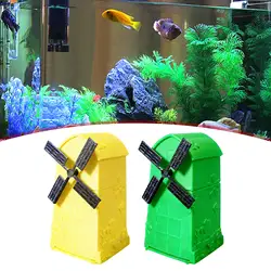 Máquina de filtración de cascada silenciosa con filtro de molino de viento de malla fina para pecera decorativa de primera calidad para acuarios de peces