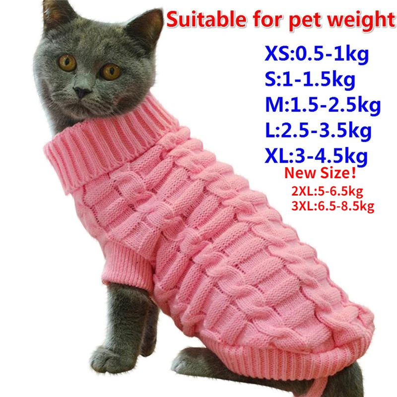 Suministros para mascotas, ropa para perros y gatos, suéter de invierno, chaqueta, chaleco para mascotas, accesorios para gatitos - imagen 4