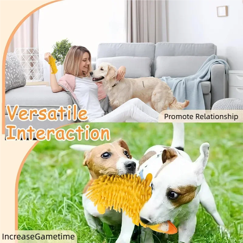 Peluche con sonido para gatos y perros – Hipopótamo, cerdo - imagen 5