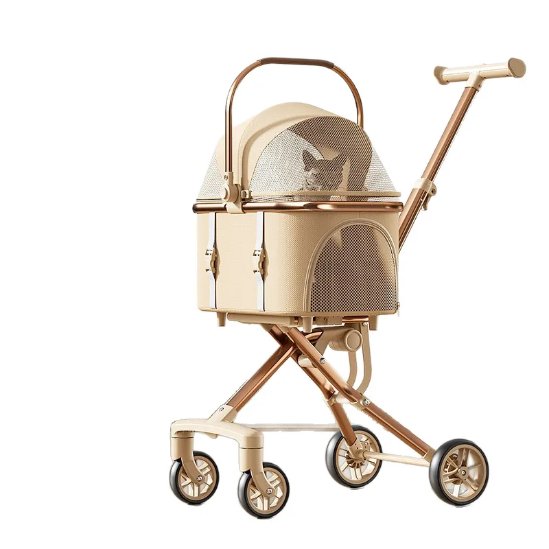 Carrito de paseo plegable para perros y gatos – ideal razas pequeñas - imagen 3