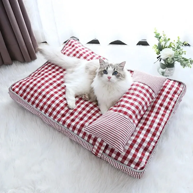 Alfombrilla cálida de invierno para gatos, cojines para gatitos, cesta de cosas para cachorros, productos para todas las mascotas