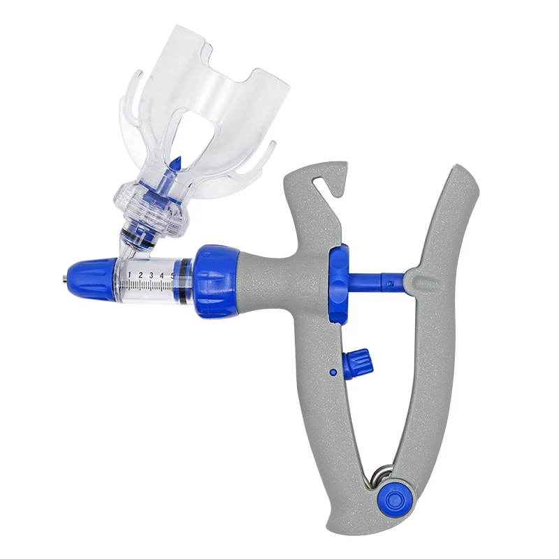 Jeringa continua veterinaria automática de 1-10ml, vacuna ajustable de inyección Animal para ganado, cerdo, ganado, ovejas, pollo - imagen 5