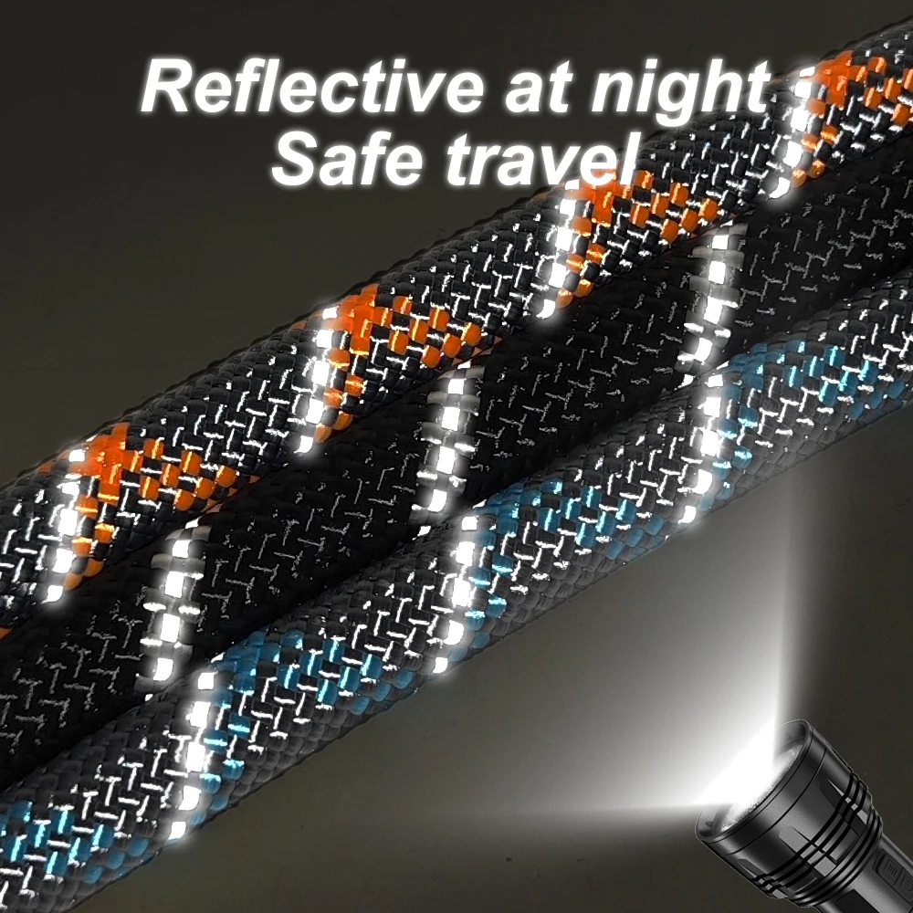 Correas reflectantes de nailon para mascotas, cuerda de tracción sin enredos para 2 perros, correas de doble cabezal para perros, entrenamiento para caminar y correr, 1 ud. - imagen 5