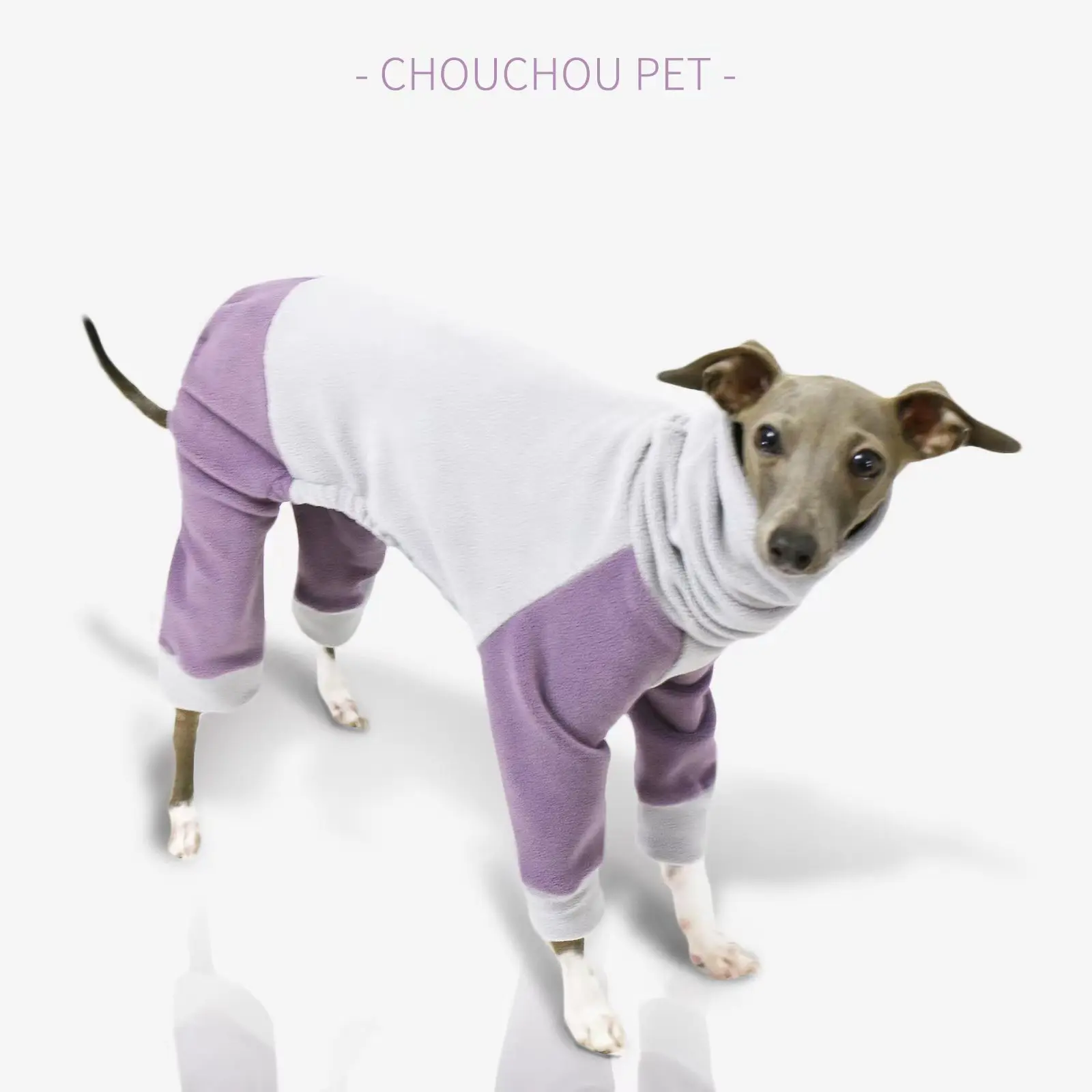 Iggy-ropa de cuello alto para mascotas, ropa de Galgo, empalme elástico suave, ropa de cuatro patas - imagen 3