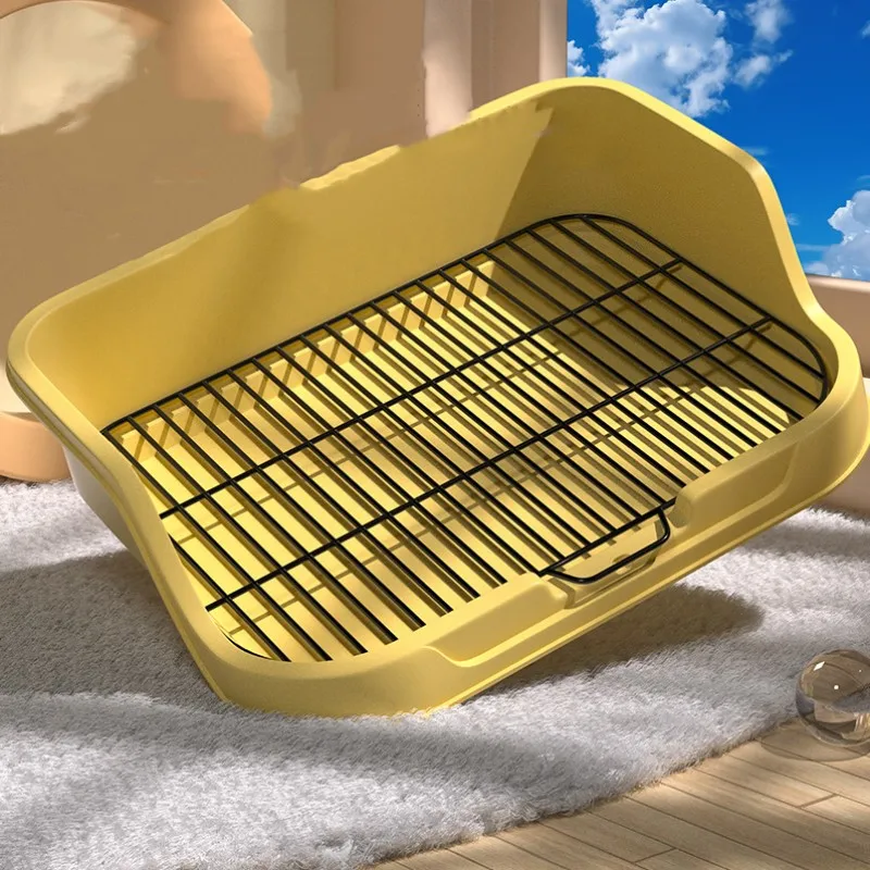 Dog Toilet Iron Frame Dogs Litter Box Puppy Training Indoor Dog Litter Box Washable Dogs Urinal Poop Basin Toilet Pet Supplies - imagen 2