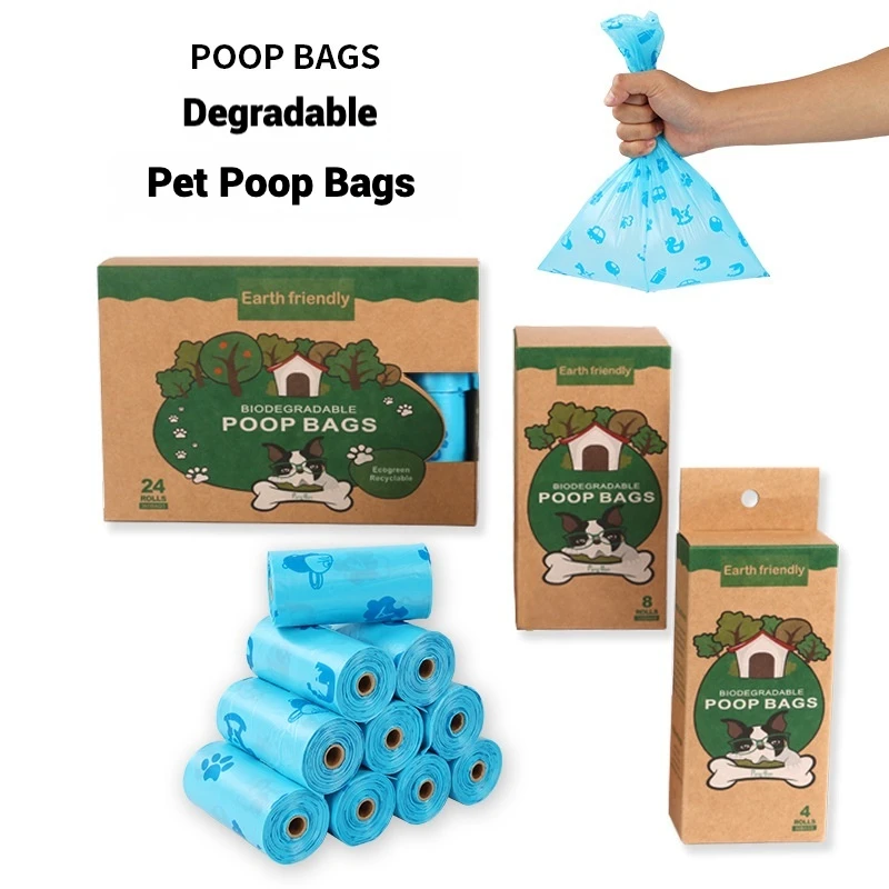 Bolsa de basura biodegradable para perros en formato rollo