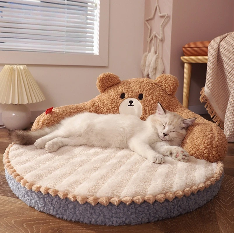 Cama de invierno para gatos, camas para gatos de interior, cachorros, gatitos, gatos, accesorios, muebles, perros pequeños, gatitos, mascotas, perros, productos Catnap - imagen 5