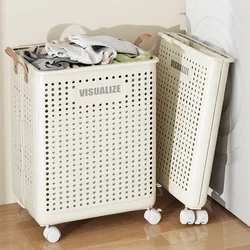 Cesto de ropa plegable con ruedas – Organizador portátil