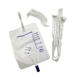 Bolsa de recogida de orina para perros y gatos – Sistema de drenaje con antireflujo 300ml